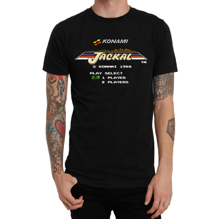 赤色要塞8bits8位游戏机像素pixel男圆领短袖T恤任天堂红白机