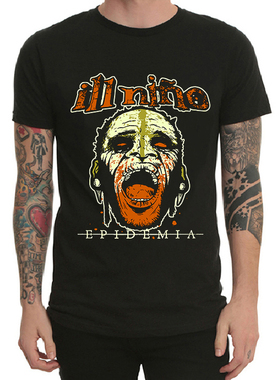 Ill Nino摇滚乐队T恤男圆领短袖春夏重金属