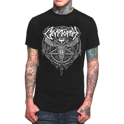Cryptopsy死亡摇滚乐队T恤男圆领春夏短袖重金属