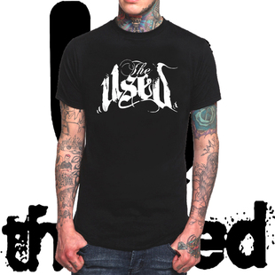 The Used朋克摇滚乐队T恤男圆领短袖春夏情绪emo