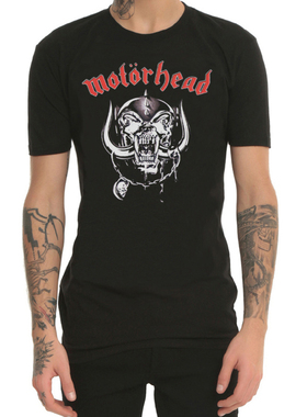 Motorhead摩托头摇滚乐队T恤男圆领短袖春夏重金属