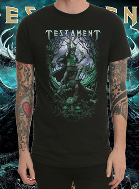 Testament旧约圣约书重金属摇滚乐队T恤男圆领短袖夏Thrash Metal