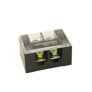 2位大电流接线板 602接线柱连接器纯铜 6002接线端子排60A TBC