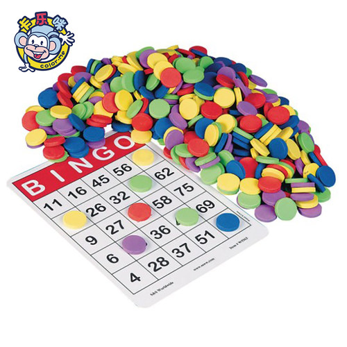 数学无声宾果游戏片卡乐咪250片