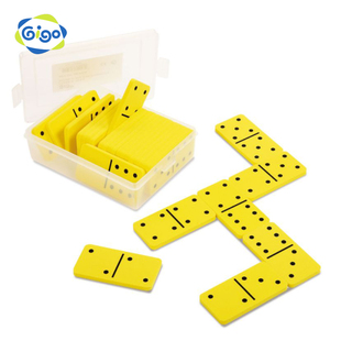 GIGO EVA接龙 幼儿园数学儿童玩具 多米诺骨牌数字积木