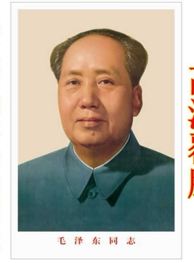 伟人中堂风主席大元装饰挂画