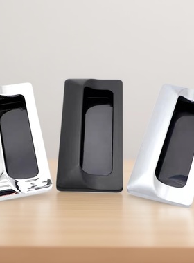 内嵌锌合金镀铬隐形暗拉手 LS533 亮铬LS122 嵌入式移门电柜拉手