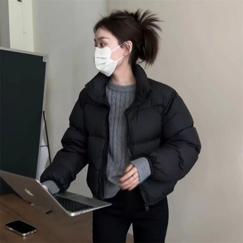 冬装棉袄女小个子防寒服短款韩版宽松面包服羽绒棉服加厚冬季外套