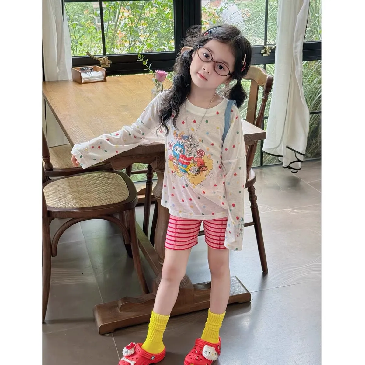 童装女童长袖防晒衣罩衫25夏儿童拉布布衣服宝宝薄款冰丝长袖t恤
