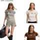 calling 原创印花腊肠狗短袖 T恤女夏季 fit 宽松显瘦短款 上衣
