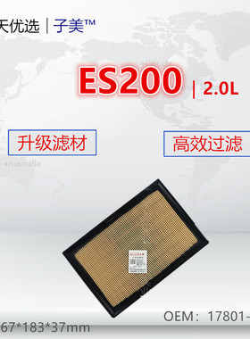 适配ES200 ES300h LS460L NX200 2.0L 2.5L空气滤芯清器格