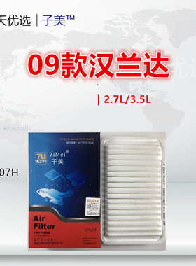 1007适配 01款佳美 09款汉兰达 ES300 RX300 空气滤芯清器进气格
