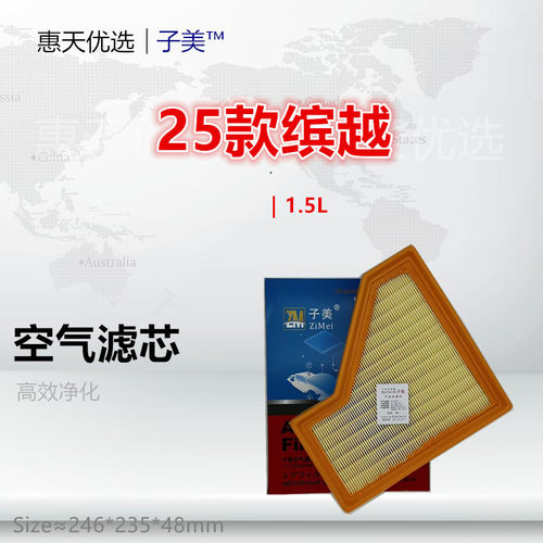 子美净化缤越空气滤清器