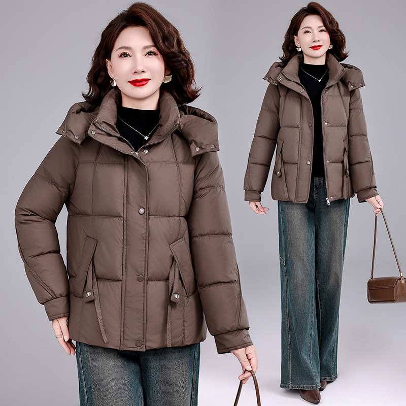 2026新款冬季妈妈短款保暖棉服