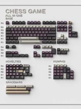 BA Studio 棋局 紫金色键帽 紫色键盘搭配 客制化键盘 曼卡外设
