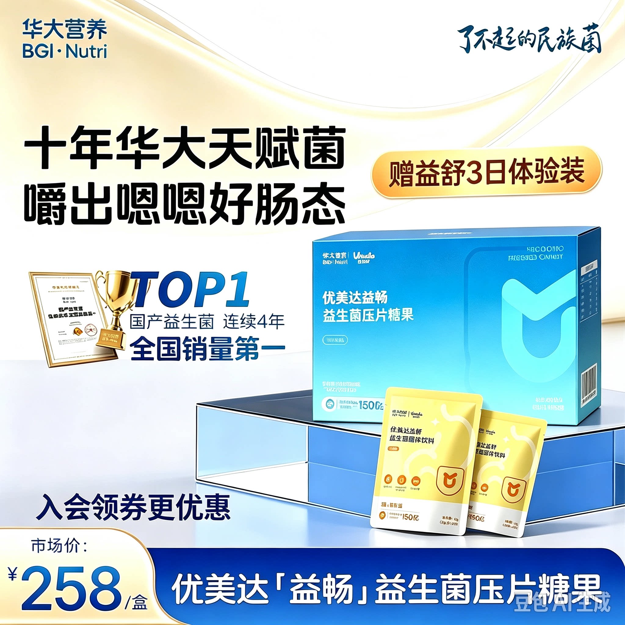 【入会立减】华大益畅益生菌图片