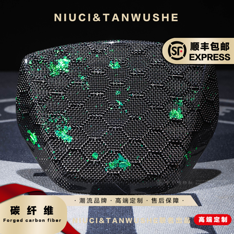 九号E300P原厂挡风板改装蜂窝绿箔碳纤维挡风板仪表导流罩