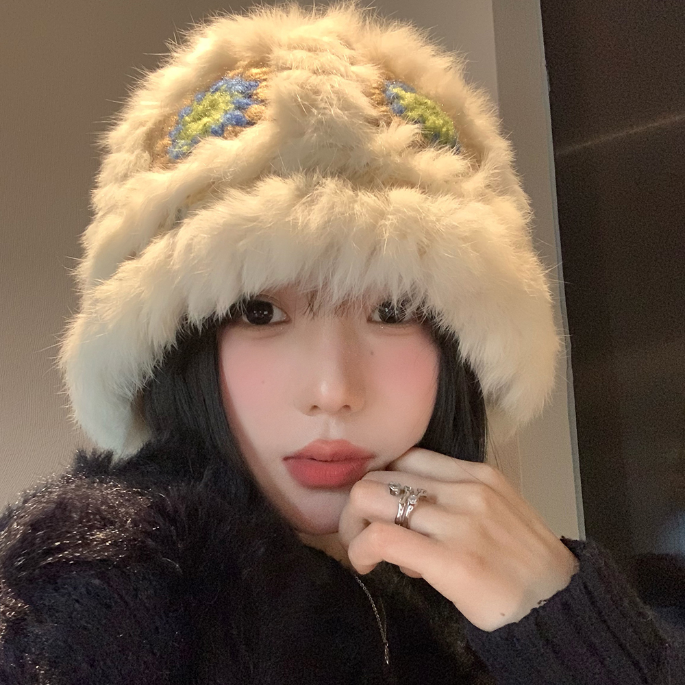 问香坊醒狮护耳百搭毛绒帽