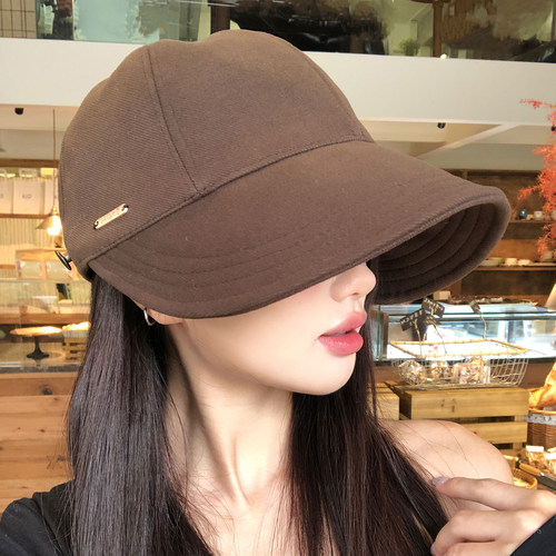 赵露思同款帽子女大头围显脸小深