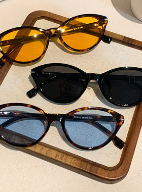 欧美风辣妹猫眼墨镜女高级感遮阳