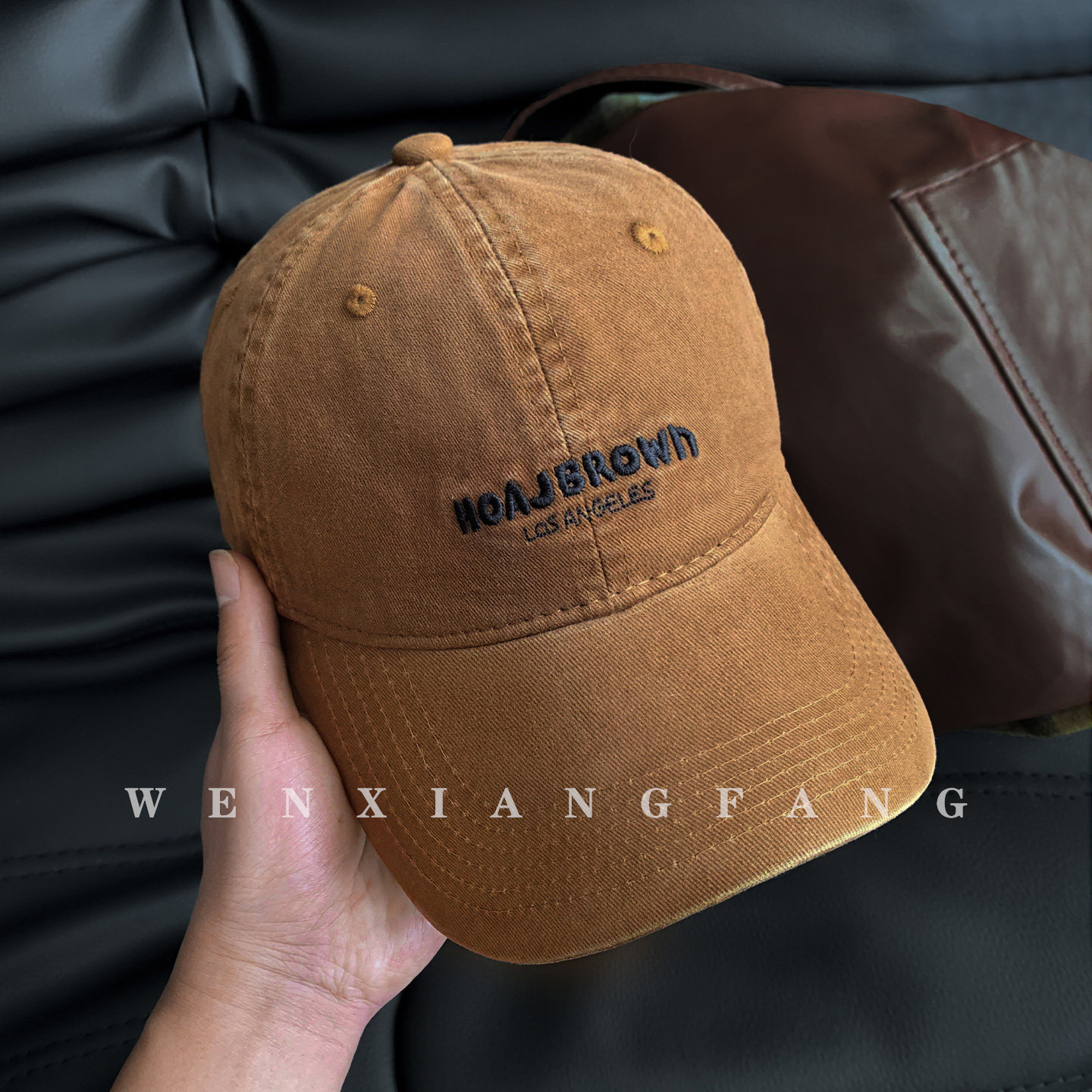 韩系美拉德咖色复古棒球帽女大头围宽帽檐显脸小字母刺绣鸭舌帽子,服饰配件/皮带/帽子/围巾,帽子,淘宝优惠券,粉丝福利购,淘宝优惠卷