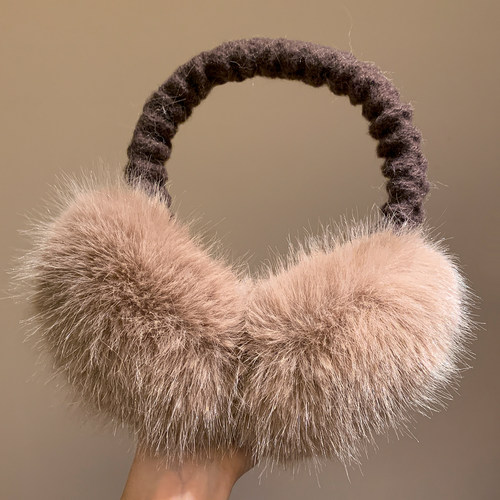 毛茸茸高颜值耳罩女2025新款秋冬