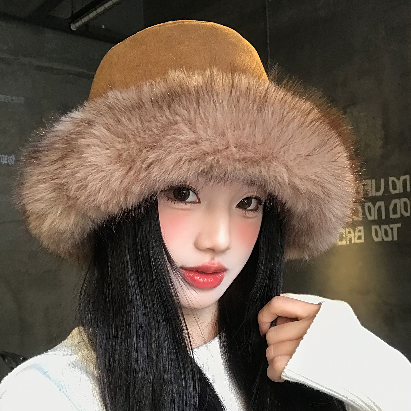 东北防寒毛绒麂皮绒渔夫帽女冬季加厚保暖盆帽加绒显脸小护耳帽子,服饰配件/皮带/帽子/围巾,帽子,淘宝优惠券,粉丝福利购,淘宝优惠卷