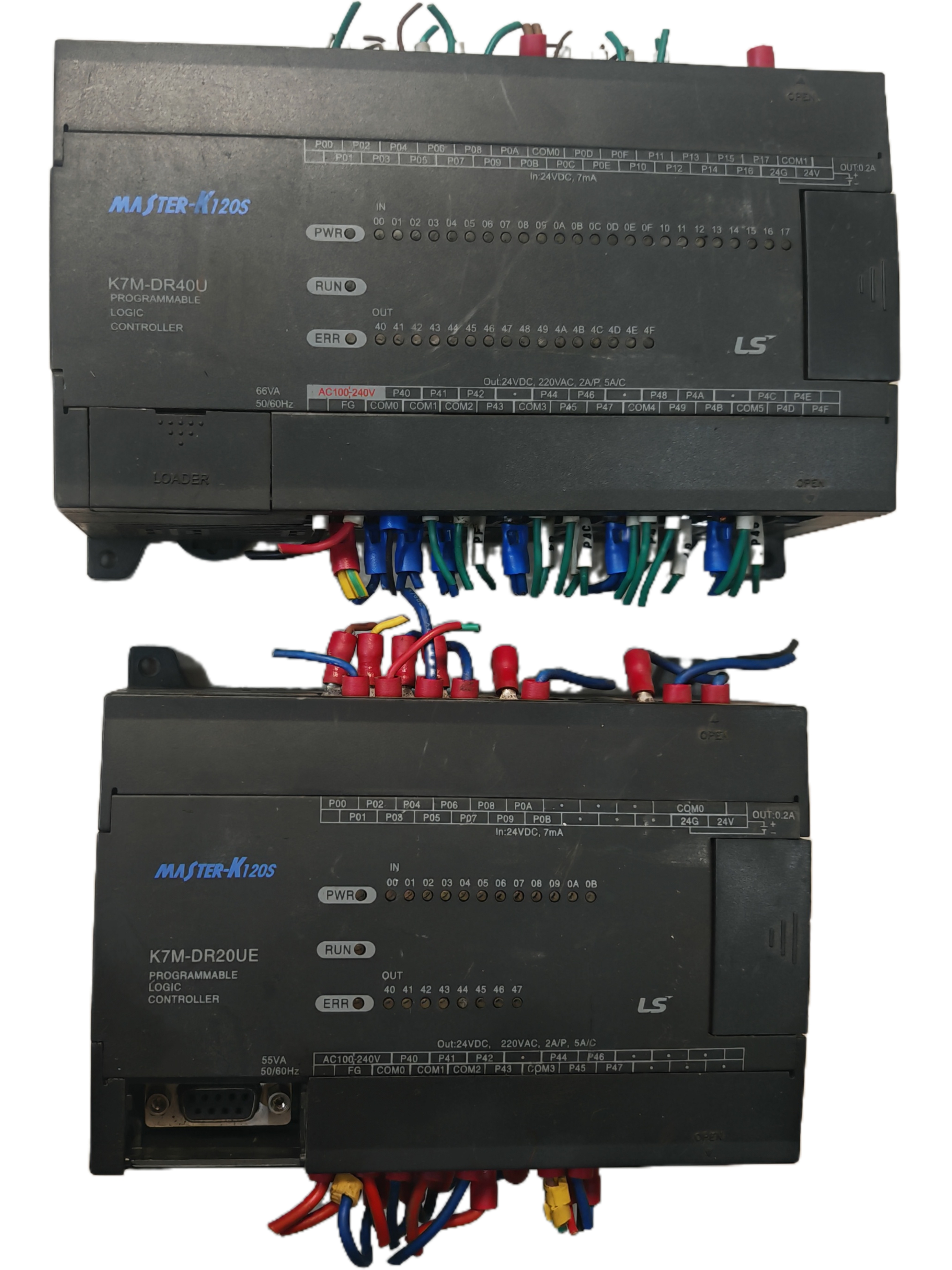 LG韩国lS产电PLC K7M-DR20UE继电器型控制器K7M-DR40U二手旧的