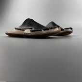 稀缺外贸包头半拖鞋 软底舒适户外沙滩鞋 男士 真皮懒人一脚蹬凉托鞋