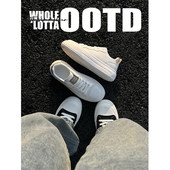 NewRockstarChoppa 学生运动百搭小白鞋 男鞋 秋冬潮流厚底休闲板鞋