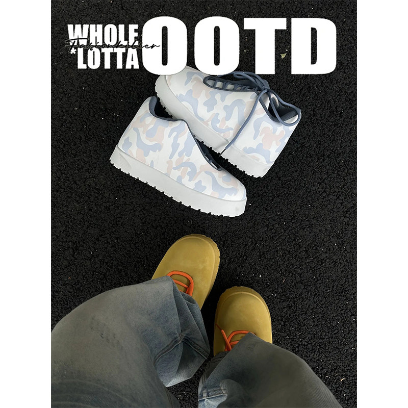 NewRockstarChoppa潮流嘻哈迷彩面包鞋男小众板鞋高帮说唱穿搭PDF