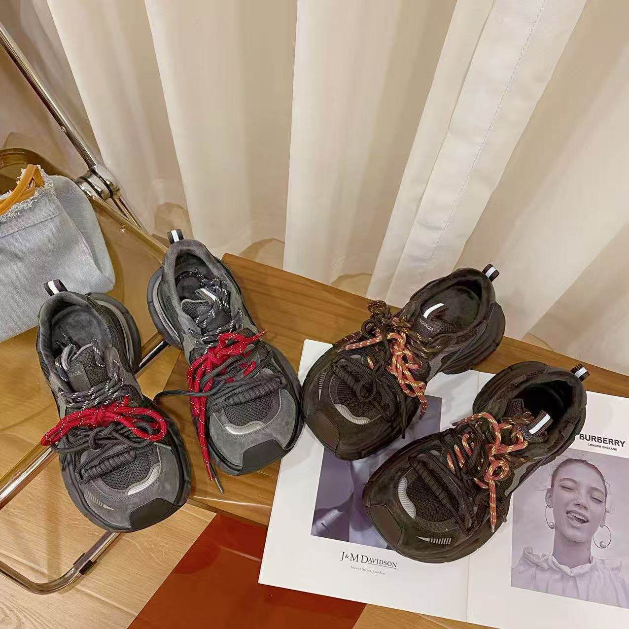 VK定制 韩版真皮时尚休闲运动鞋女600-1,女鞋,时尚休闲鞋,淘宝优惠券,粉丝福利购,淘宝优惠卷