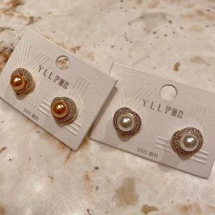 925银针耳钉E38 时尚 VK定制 韩版