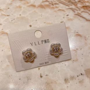 925银针耳钉E24 时尚 VK定制 韩版