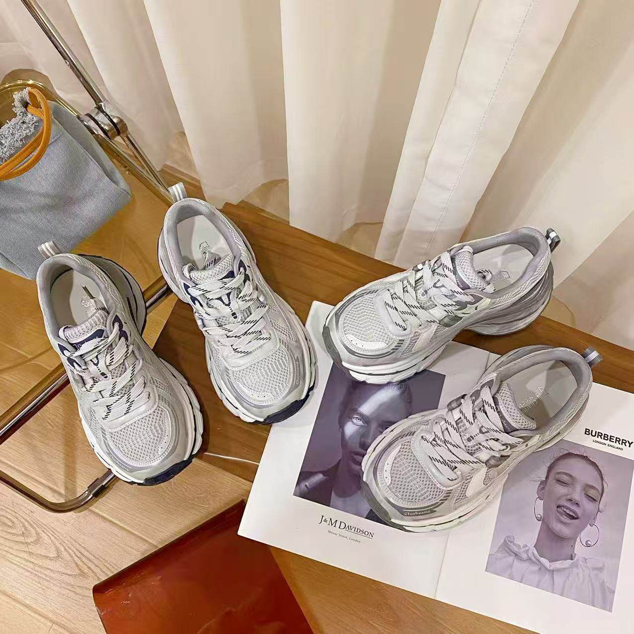 VK定制 韩版真皮时尚休闲运动鞋女9199,女鞋,时尚休闲鞋,淘宝优惠券,粉丝福利购,淘宝优惠卷