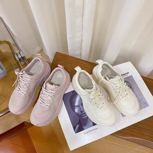 韩版真皮时尚休闲运动鞋女