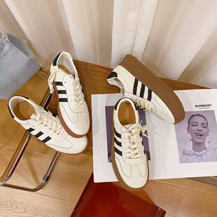 VK定制 韩版真皮时尚休闲运动鞋女326/327