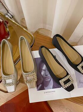 VK定制 韩版时尚粗跟单鞋女25H157