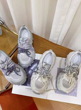 VK定制 韩版真皮时尚休闲运动鞋女2911-58