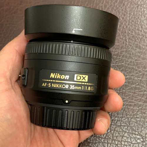 台州设备尼康AF-S  DX 35mm1.8G镜头，98新，齐全