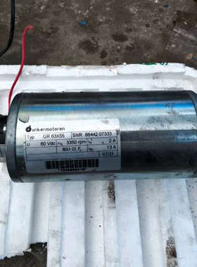 台州设备德恩科GR63X55永磁直流电机，60V额定电压，335