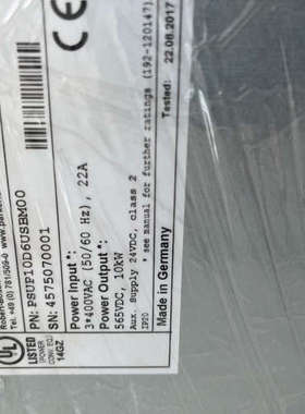 台州设备ParkerPSU驱动电源PSUP10D6USBM00