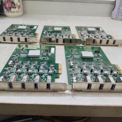 台州设备Vecow超恩USB图像采集卡UE-1004，PCI-E，拆