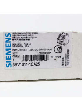 台州设备SIEMENS/ MG SIRIUS 低压模块 3RV1011-1CA25 discontinu