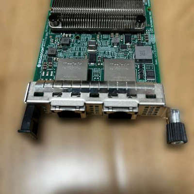 台州设备博通57416双口万兆OCP网卡，RJ45接口，做数据口