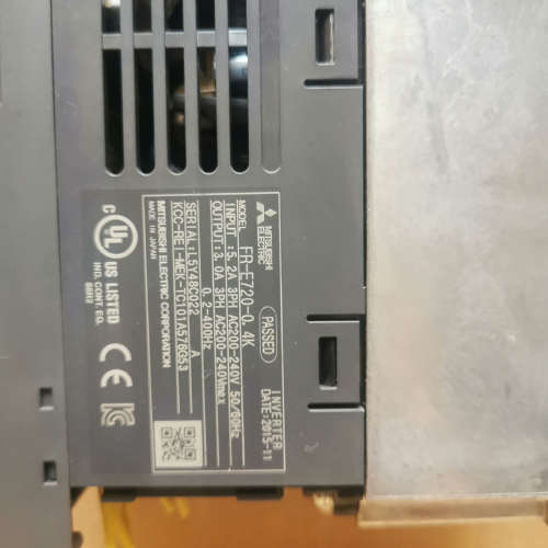 台州设备变频器FR-E720-0.4K，L5Y48C022，22