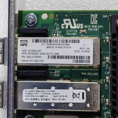 台州设备HPE SN1600E 32GB 2P FC HBA卡，型号