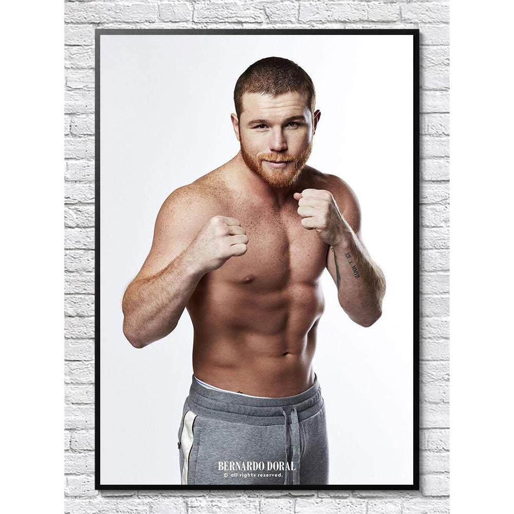 拳王阿瓦雷兹海报 拳击馆格斗搏击散打运动墙贴ufc壁纸相框装饰画