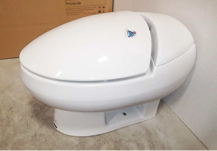 pp马桶盖 缓降加厚飞碟蛋形老式大v型异形 坐便器盖板厕所板
