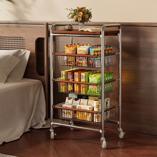 家用落地零食小推车客厅家用边几